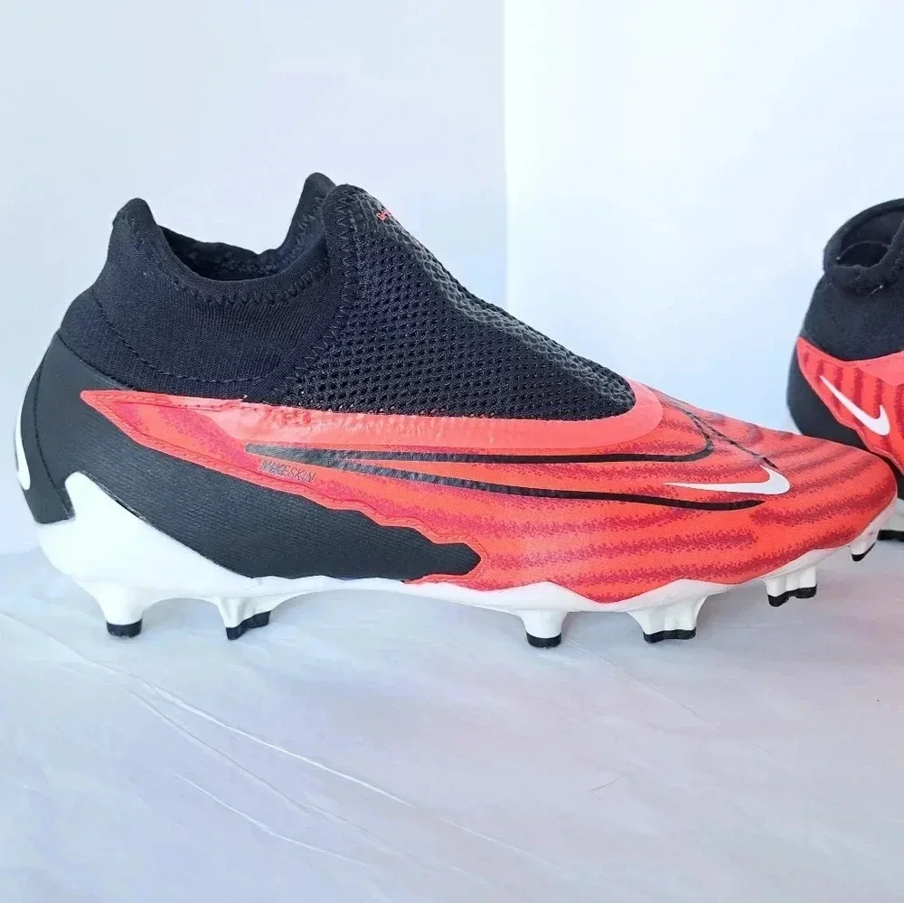 Nike Phantom GX Pro Firm Ground Soccer Cleats Bright Crimson/Black Size 5.5/23cm - Picture 4 of 8